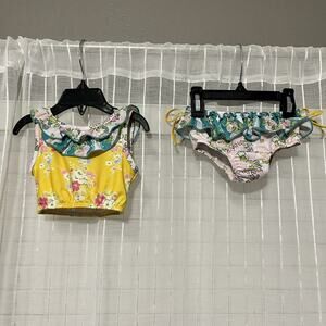 SweetHoney Toddler Girls Mallory Crop 2 Piece Swim